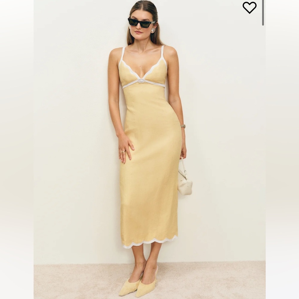Reformation Sara Linen Dress
